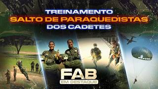 VOCÊ SALTARIA? Cadetes enfrentam o treinamento de salto de paraquedistas