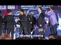 CANELO TRADES WORDS WITH ABEL SANCHEZ IN FIERY PRESS CONFERENCE, BOTH TEAMS AT EACH OTHERS THROATS