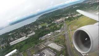Seattle (SEA) to Tokyo (NRT) United Airlines Flight #875 Takeoff with Channel 9 (Live ATC audio)