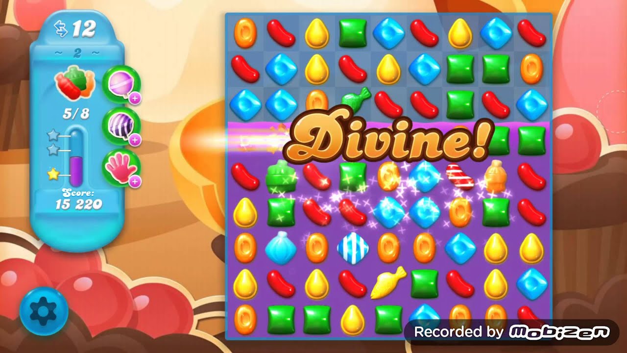 Candy Crush Soda Saga Bubblegum Hill Level 2 (December 25, 2015) YouTube