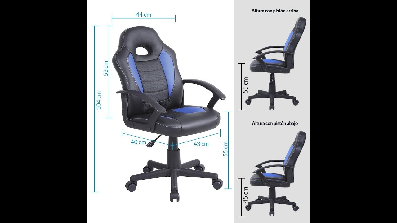 COMO ARMAR  LA SILLA GAMER  SPECTRUM BLUE