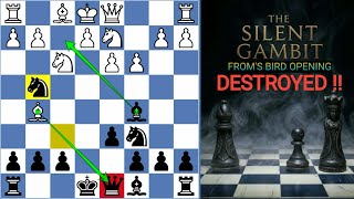 Diterima atau Ditolak...Putih tetap KALAH‼️5 Variasi From:s Gambit vs Bird Opening