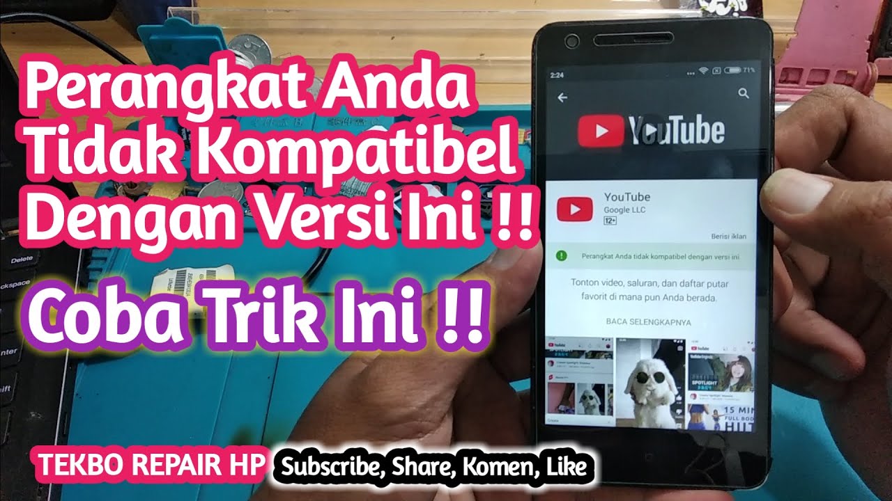 Mengatasi Perangkat Anda Tidak Kompatibel Dengan Versi Ini Aplikasi