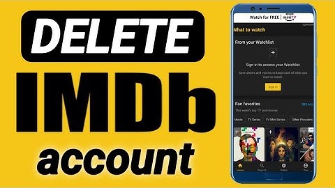 How to Delete IMDb Account Permanently