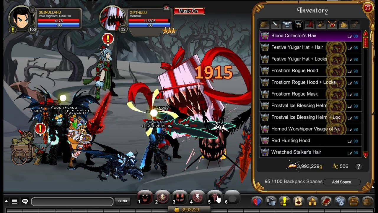 =AQW= GIFTHULU BOSS DROPS