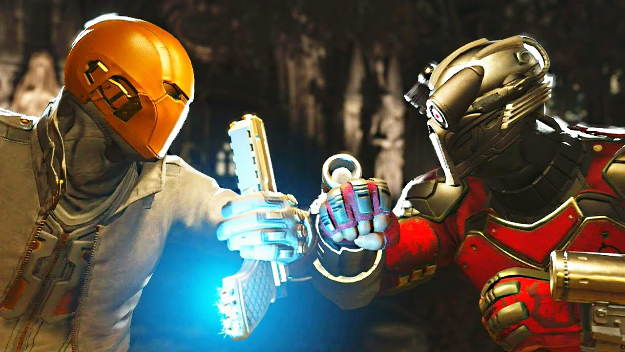 Injustice 2 Red Hood vs Deadshot All Intro Dialogue, Super Moves