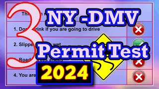 DMV Practice Test NY  2024 | Practice Permit Test NY  |  Part 03 screenshot 5
