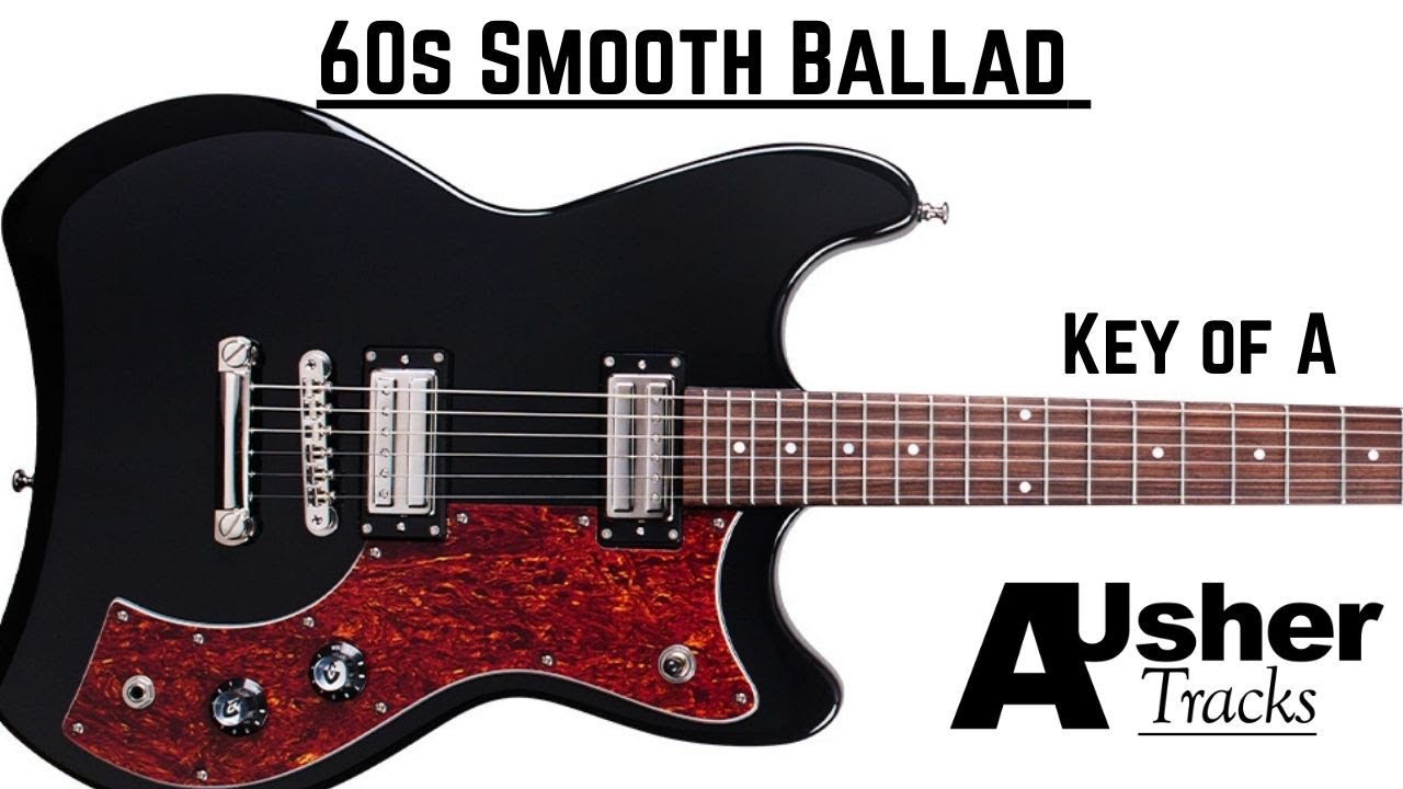 60s Smooth Ballad Guitar Backing Track Jam in A major
