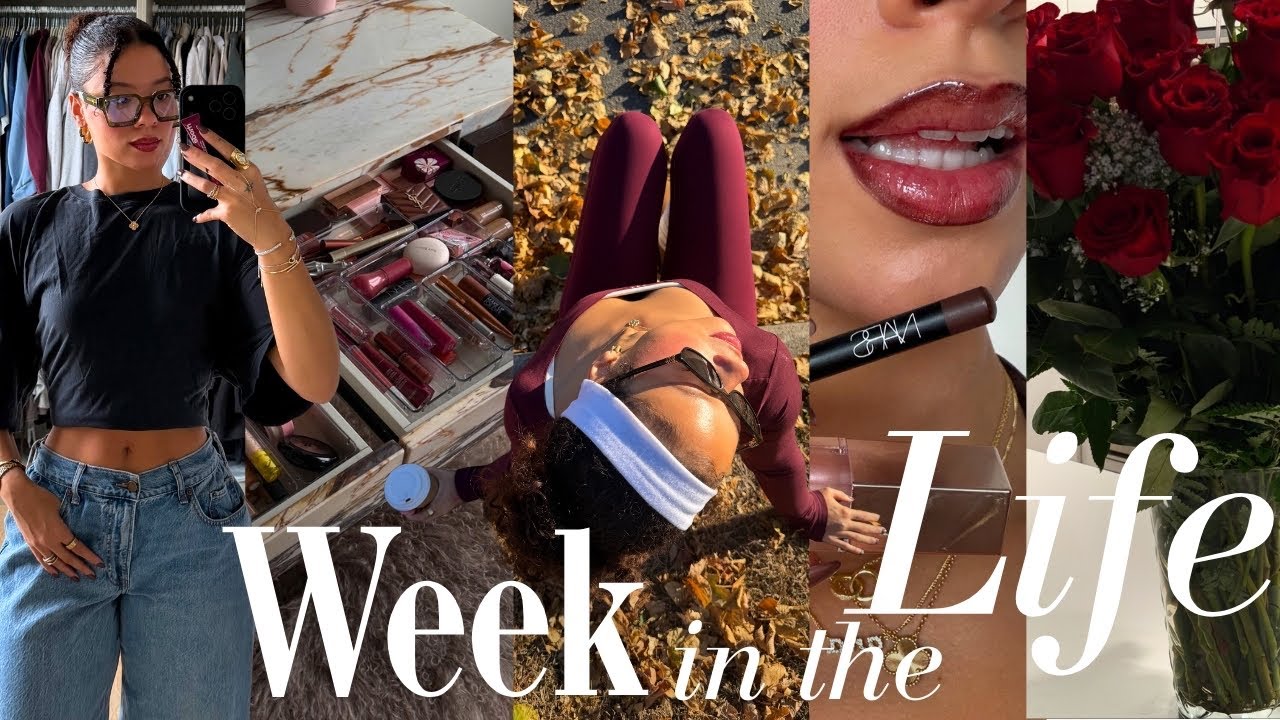 WEEKLY VLOG l setting up my dream beauty room, decorating for christmas, hair chat, real talk.....