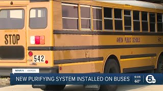 Akron Public Schools upgrades bus cleaning, disinfecting technology to fleet of new buses