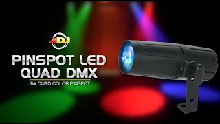 ADJ Pinspot LED Quad DMX