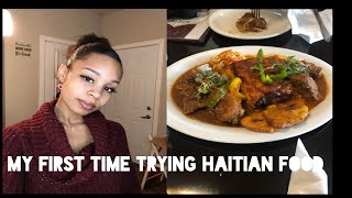 My first time trying Haitian food