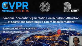 CVPR 2021 - Continual Semantic Segmentation via Repulsion Attraction of Disentangled Representations