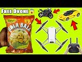 OMG Got Original MINI Drone , Super bike & Unique Car inside BALA BALA Snacks ! free gifts inside