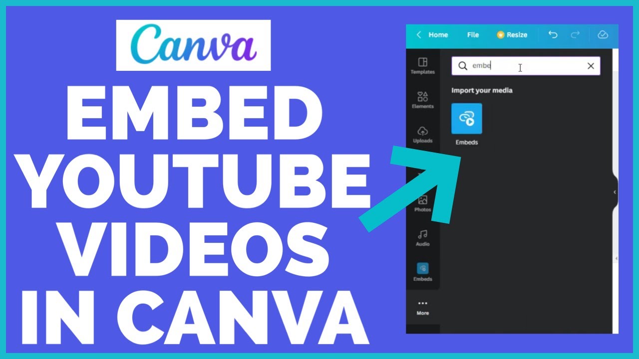 embed youtube video canva presentation