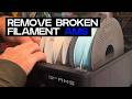 Remove broken filament AMS