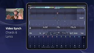 Jamzone App: Chords & Lyrics scrolling in real-time (tutorial) screenshot 3