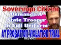 Sovereign Citizen Makes Demands for Probation Violation in Court Fail