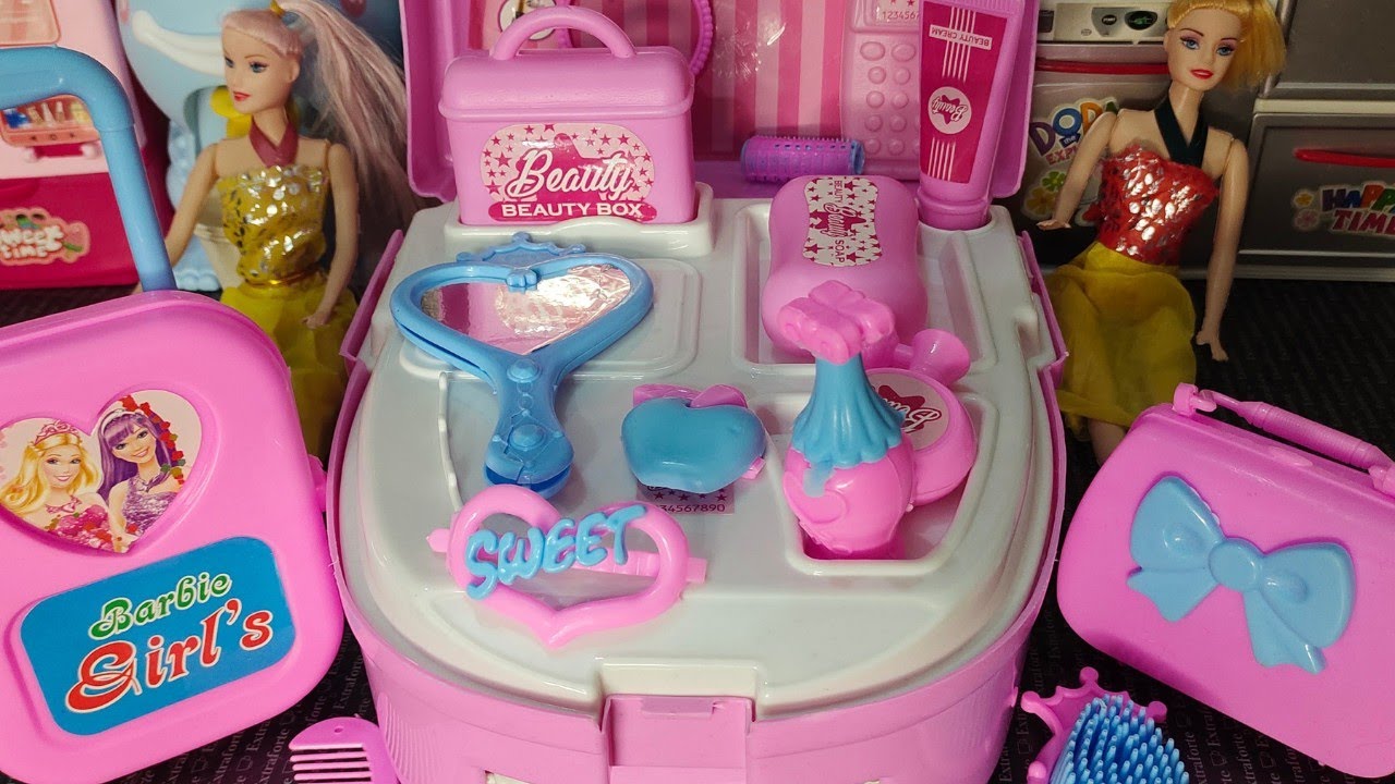 4 Minutes Satisfying With Unboxing Hello Kitty Pink Girls Creation Beauty Box Toy ASMR | Cute Toys..