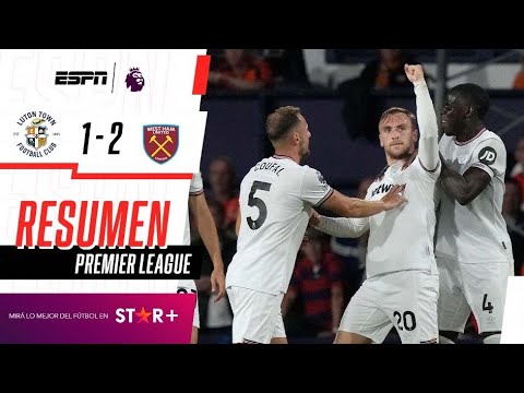 ¡TRIUNFAZO DE LOS HAMMERS PARA SEGUIR EN LO MÁS ALTO! | Luton Town 1-2 West Ham | RESUMEN