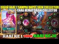 VIDEO GACHA HARI 1 SAMPAI DAPET SKIN COLLECTOR NOVARIA! CARA HEMAT DRAW SKIN COLLECTOR MLBB