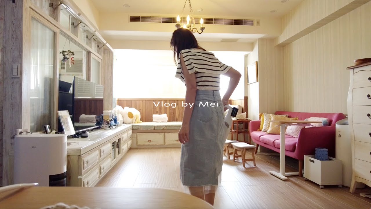 主婦二日｜MUJI 多種生活購入品／主婦聊心境／飾品收納／衣櫃換季、收納／飲控餐盤／暖胃的剝皮辣椒瓜仔雞湯｜@meiathomevlog