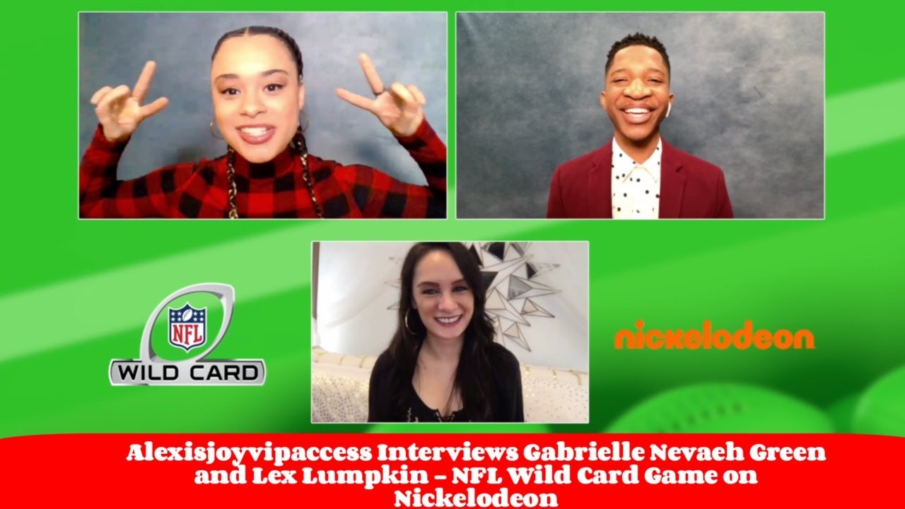 All That S Gabrielle Nevaeh Green And Lex Lumpkin Talk Nfl Wild Card Game On Nickelodeon Interview Youtube