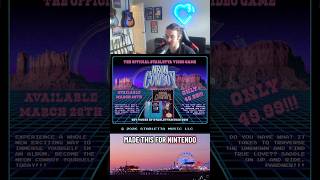 I made an NES game about my debut record 💙🤠💙  #nes #retro #synthwave #nintendo #80s