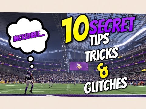 Top 10 SECRET TIPS TRICKS AND GLITCHES IN MADDEN 17 THAT YOU HAVE TO KNOW!!