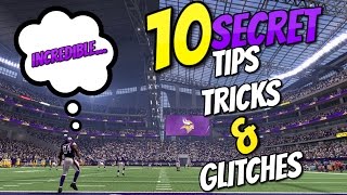 Top 10 SECRET TIPS TRICKS AND GLITCHES IN MADDEN 17 THAT YOU HAVE TO KNOW!!