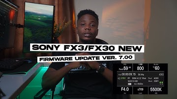 Sony FX3 Firmware Update – Big 6 Menu & New Features Explained! 🎬