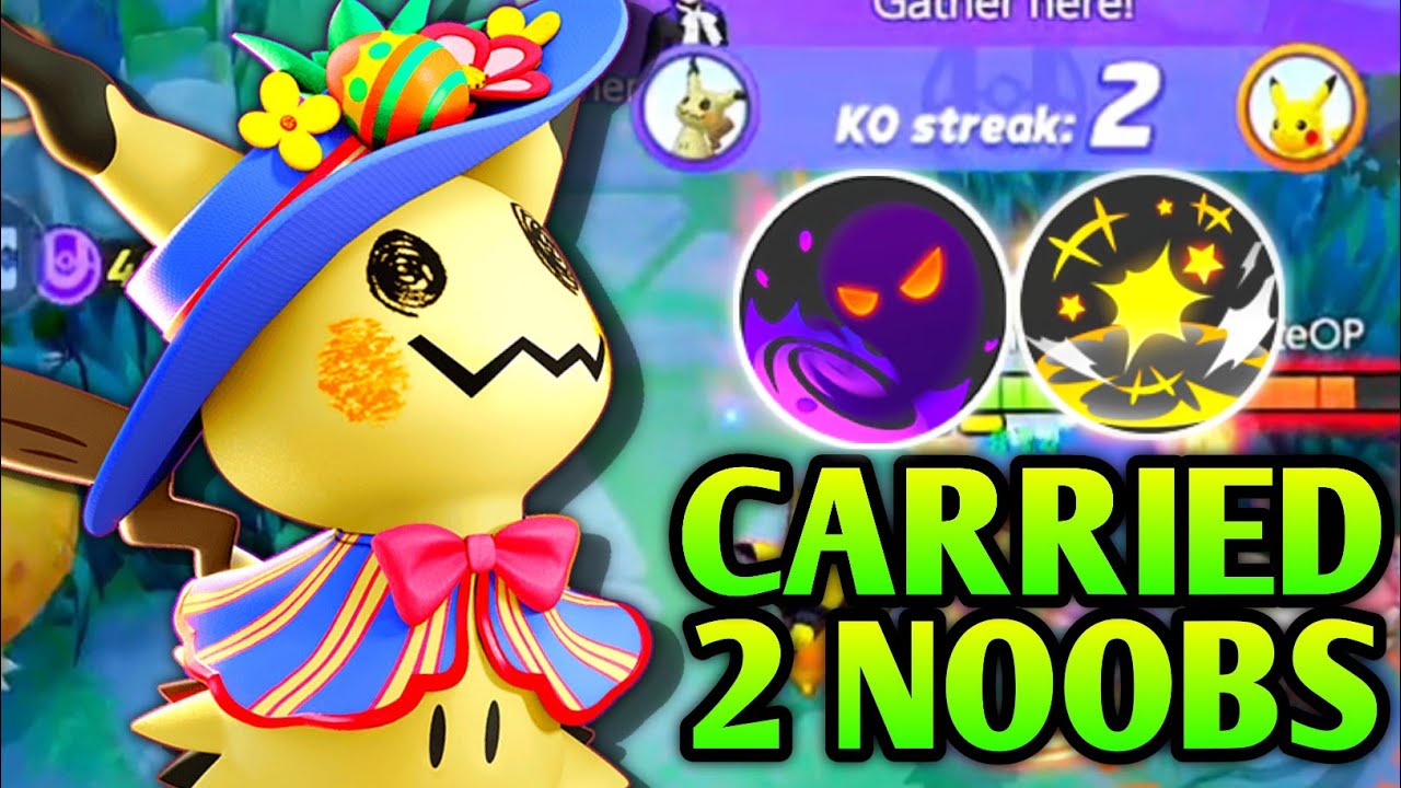 This Full Offensive 😡 Build Is Special For Shadow Claw And Play Rough Mimikyu ✨ Pokemon Unite