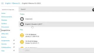 Authorizing Google Drive to Canvas to upload your assignment to Canvas