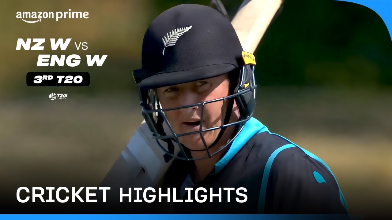 NZ W vs ENG W: 3RD T20I - Cricket Highlights | Prime Video India - YouTube