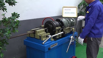 AGS 40C Rebar Thread Rolling Machine