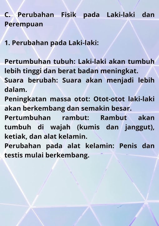 MODUL PEMBELAJARAN PUBERTAS