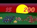 Stick War Legacy Tournament Finals - 15 Speartons Vs 200 Swordwraths