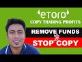 How to Take Profit in Etoro Copy Trading? Remove Funds vs Stop Copying