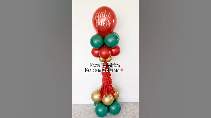 How to Make a Balloon Column with Tassels | Easy DIY Balloon Decor Tutorial 🎈