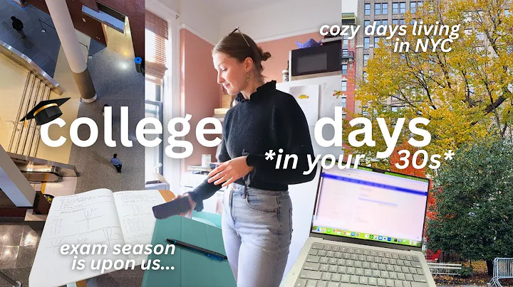 Ordinary college days *as an older student* ⎸ CUNY, exams, cozy fall days