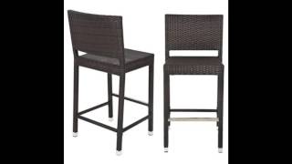 Best Choice Products Outdoor Wicker Barstool All Weather Brown Patio Furniture New Bar Stools. Product link: http://