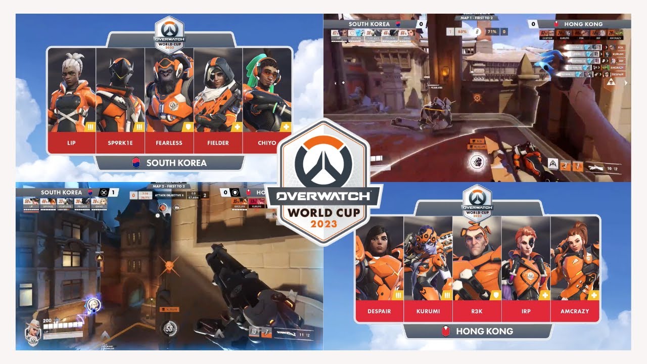 2023 Overwatch World Cup South Korea vs Hong Kong Highlights