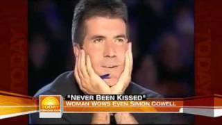 Susan Boyle, never been kissed, wows Cowell and world