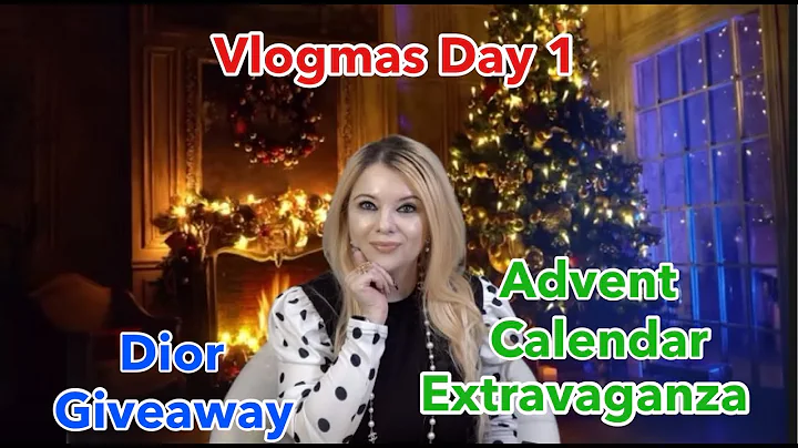 VLOGMAS DAY 1 ♥️ Advent Calendar Unboxing! Luxury Beauty DIOR Holiday 2022 Giveaway Closed!!