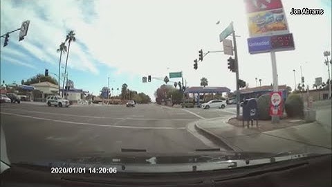 Dashcam video shows crash involving Phoenix police vehicle