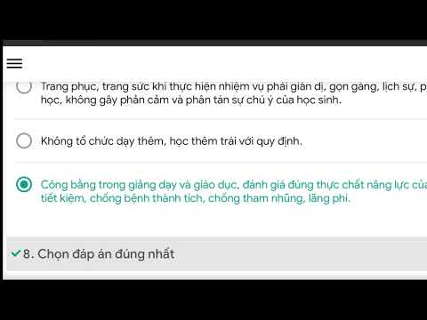 Video Đáp án 25/25 câu bài tập trắc nghiệm cuối khoá Modun 7 - youtube