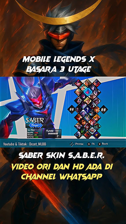 SABER MASUK DUNIA BASARA 3 UTAGE?! MLBB x PS 3 VIBES