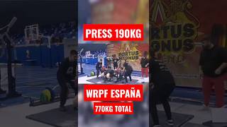 Easy 190KG banca | volvemos? #powerlifting #mrhuman