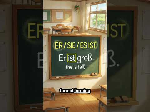 Mastering the Verb 'Sein' in German #shorts