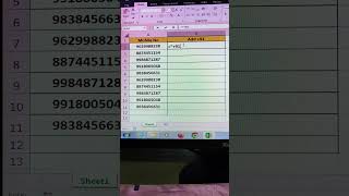 How to add +91 country code before mobile number inexcelHow to add country code before mobile number
